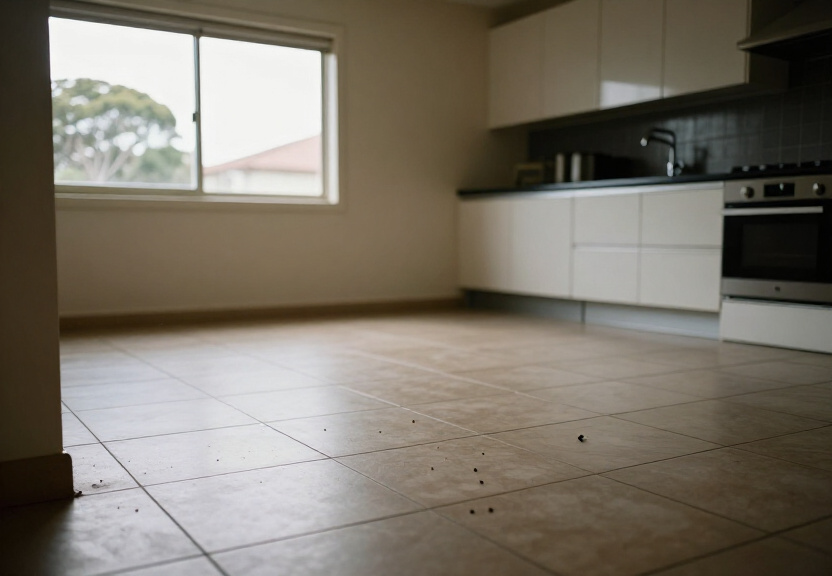 Empty, clean garage in Collaroy after rodent removal