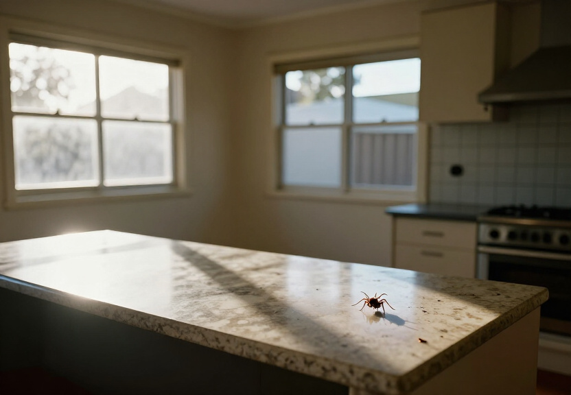 Ant trail along a Collaroy home’s exterior before treatment